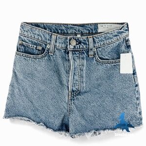 1282 rag & bone Maya High-Rise Short – 26 – Calypso (Blue)